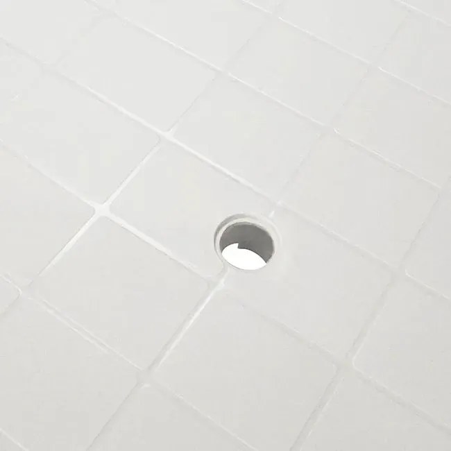 Biały stół do ogrodu z otworem na parasol - Modero