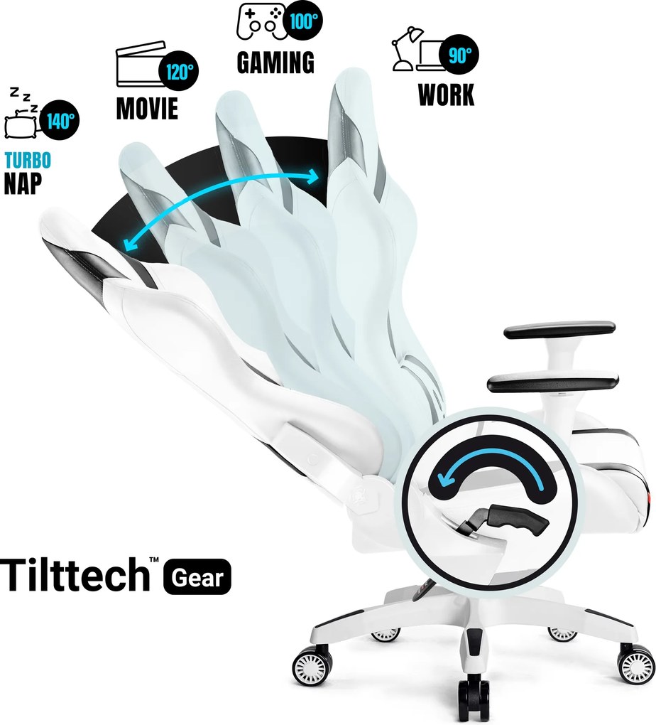 Fotel Diablo biały X-Horn 2.0 Normal Size