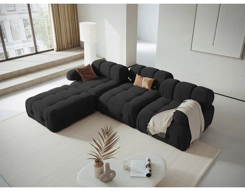 Czarny narożnik Ferento – Cosmopolitan Design