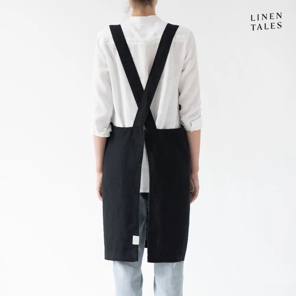 Lniany fartuch Crossback – Linen Tales