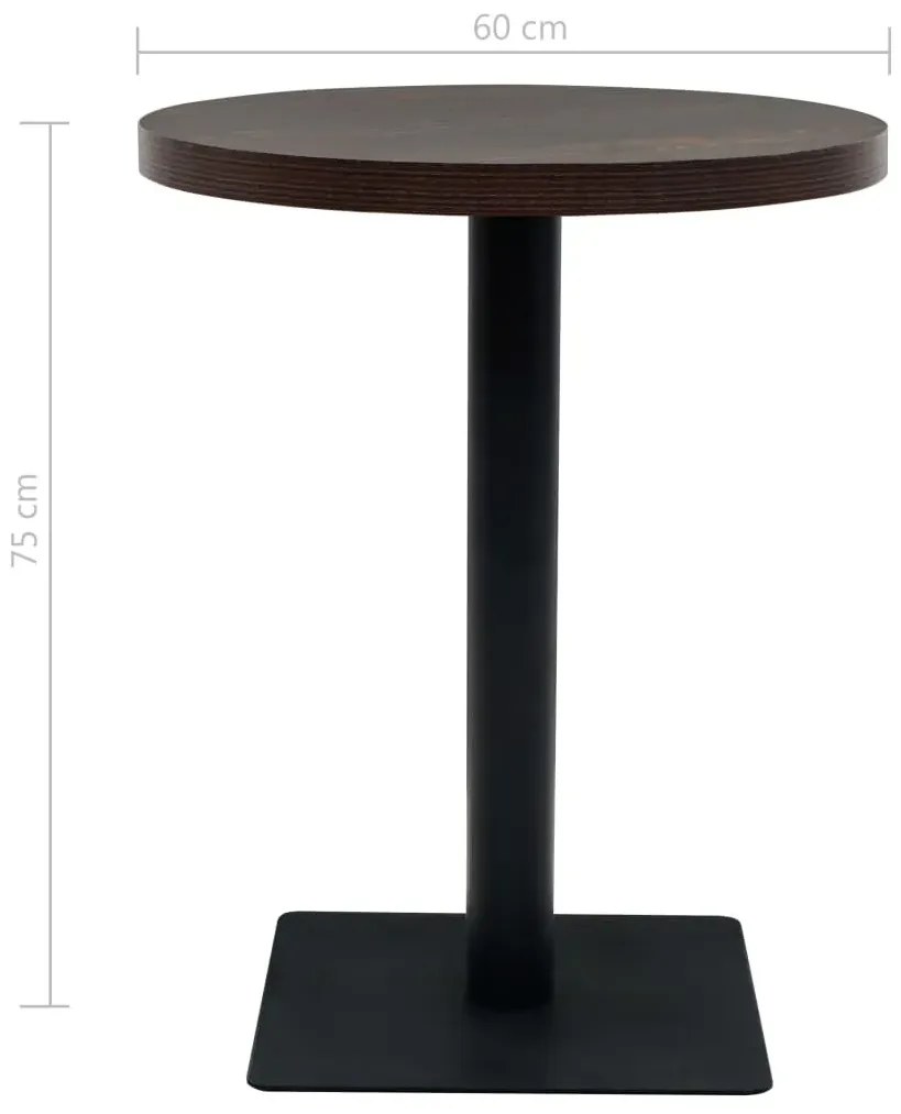 Stolik bistro ciemny jesion C7-C87