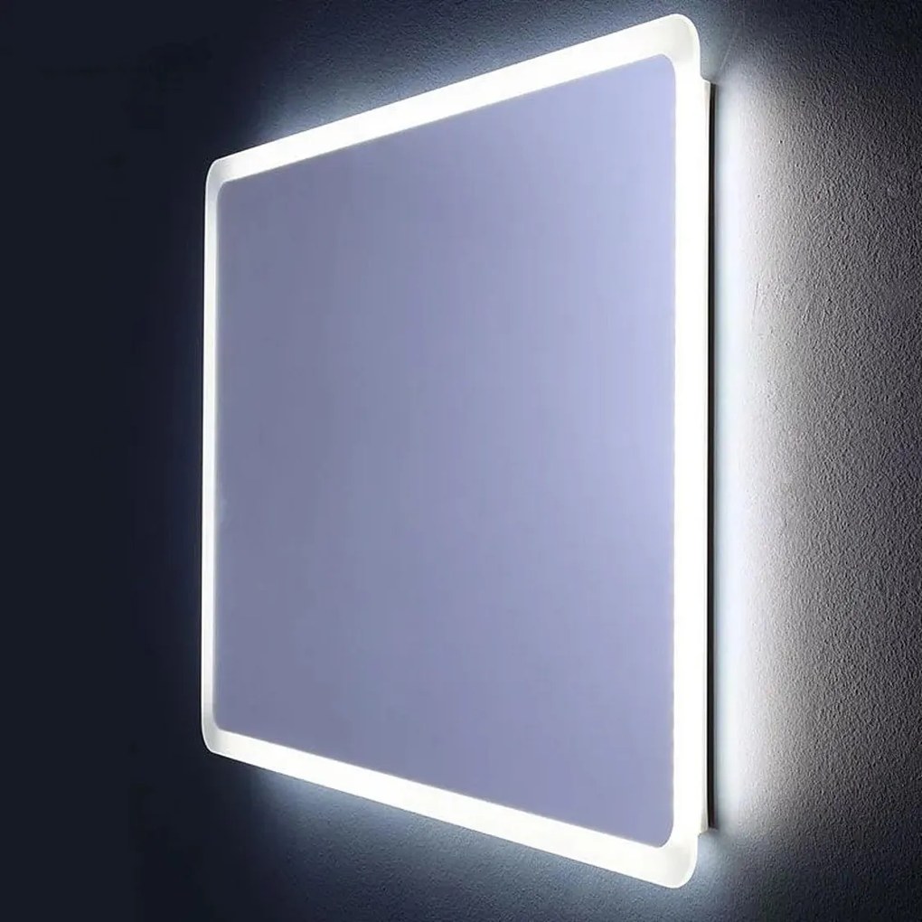 Lustro łazienkowe okrągłe LED "Dallas" z podświetlaną ramą cm 60x60h