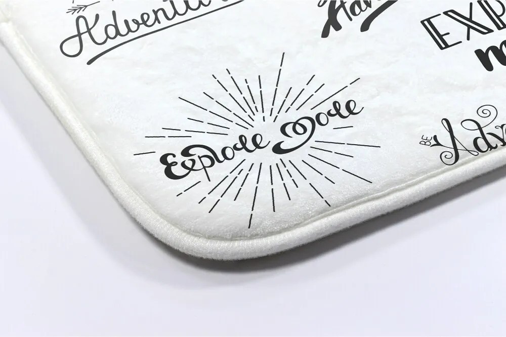 Dywanik antypoślizgowy do łazienki Dywanik antypoślizgowy do łazienki Przygoda Motywacja