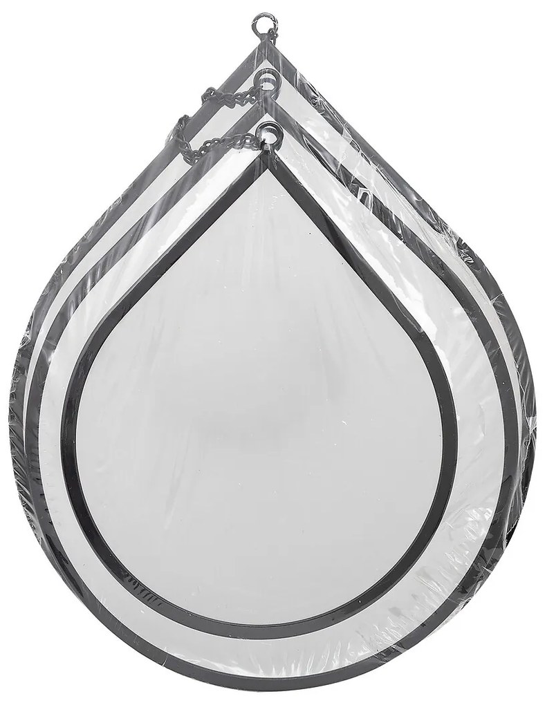 Zestaw luster metalowych w kształcie kropli LENY, 3 szt.