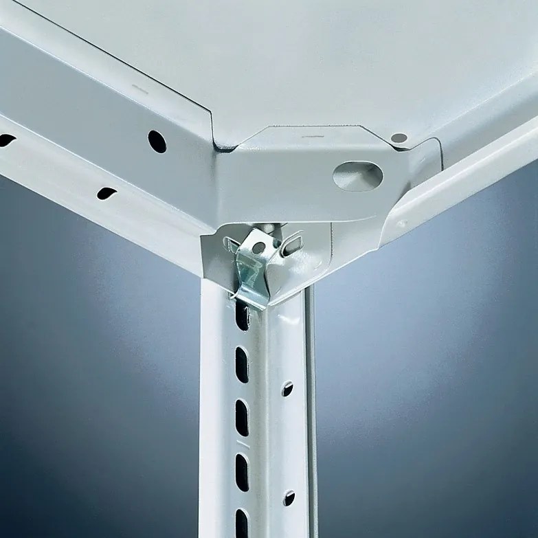 Regał półkowy CLIP, 100 kg, 2500x1000x400 mm, podstawowy