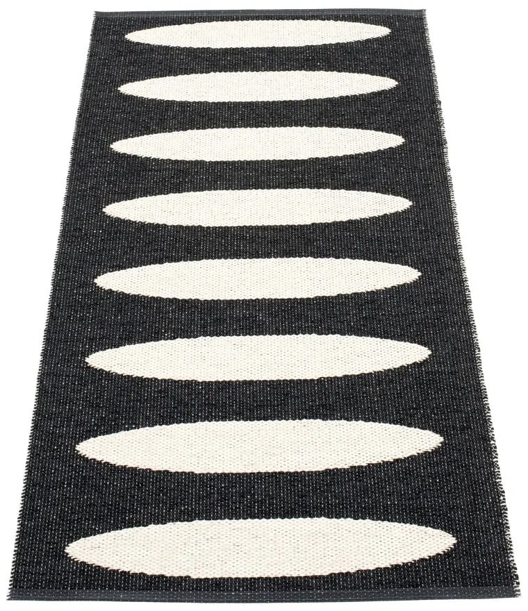 Czarny chodnik odpowiedni na zewnątrz 70x150 cm Ella Black – Pappelina