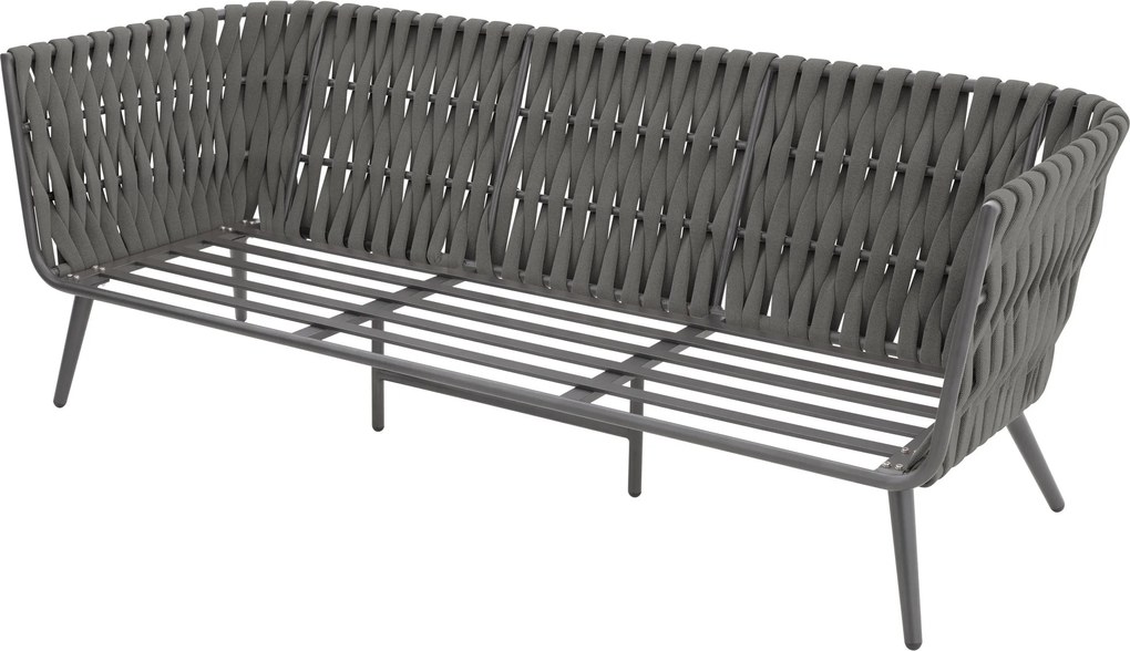 Doppler RIVA EXPERT ogrodowy zestaw wypoczynkowy 3+1 szary