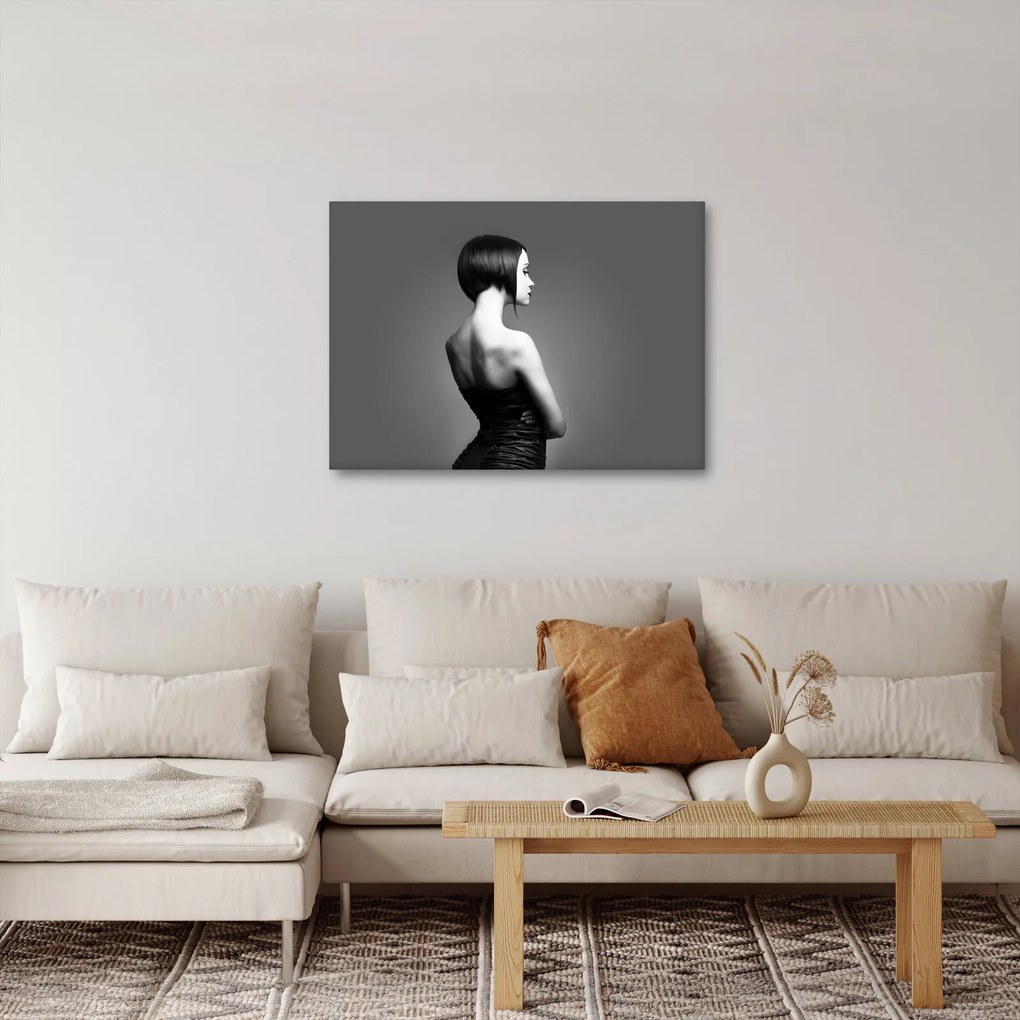 Obraz eleganckiej kobiety (70x50 cm)