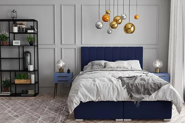 Pojedyncze łóżko boxspring Toxo 80x200 - 32 kolory