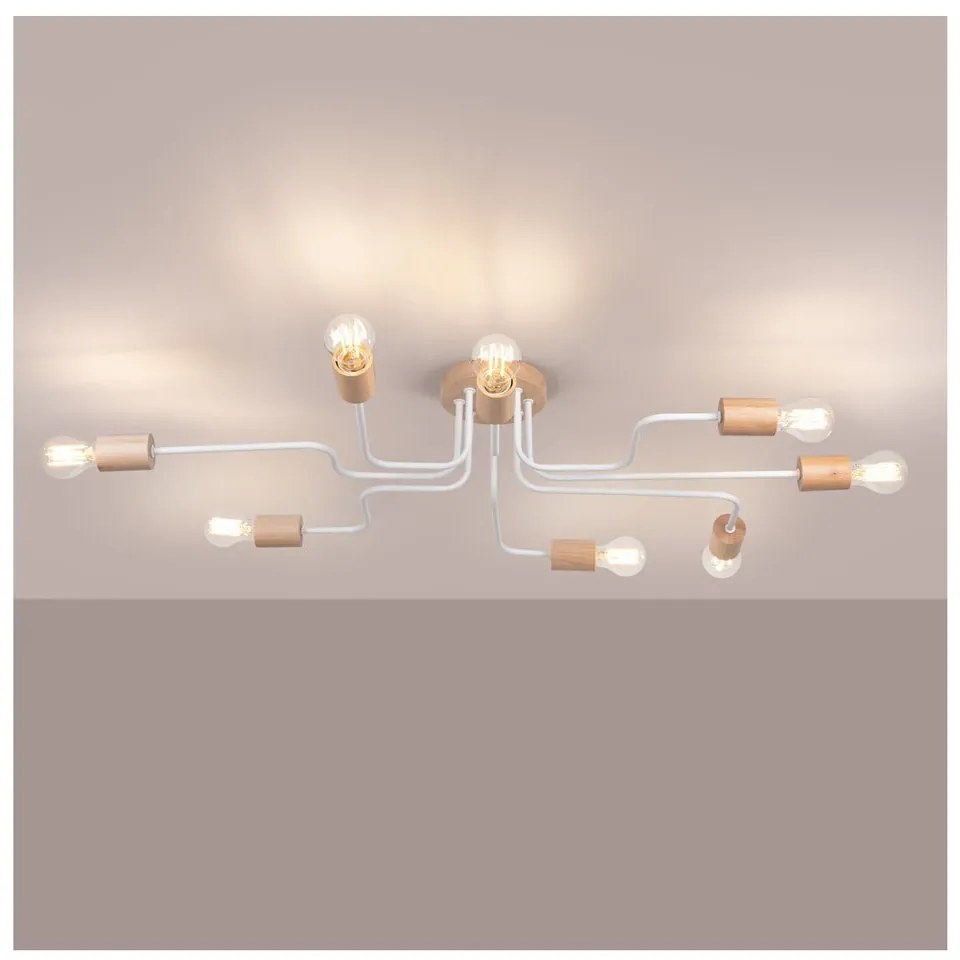 Lampa sufitowa w naturalnym kolorze 60x100 cm Dazzle – Nice Lamps