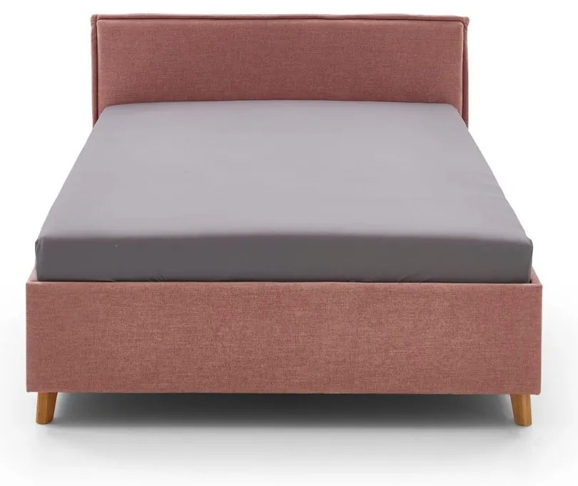 Różowe łóżko dziecięce ze schowkiem 90x200 cm Fun – Meise Möbel
