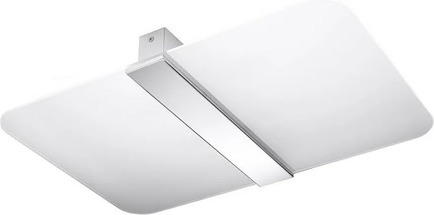 Plafon AZALIA szklany biały