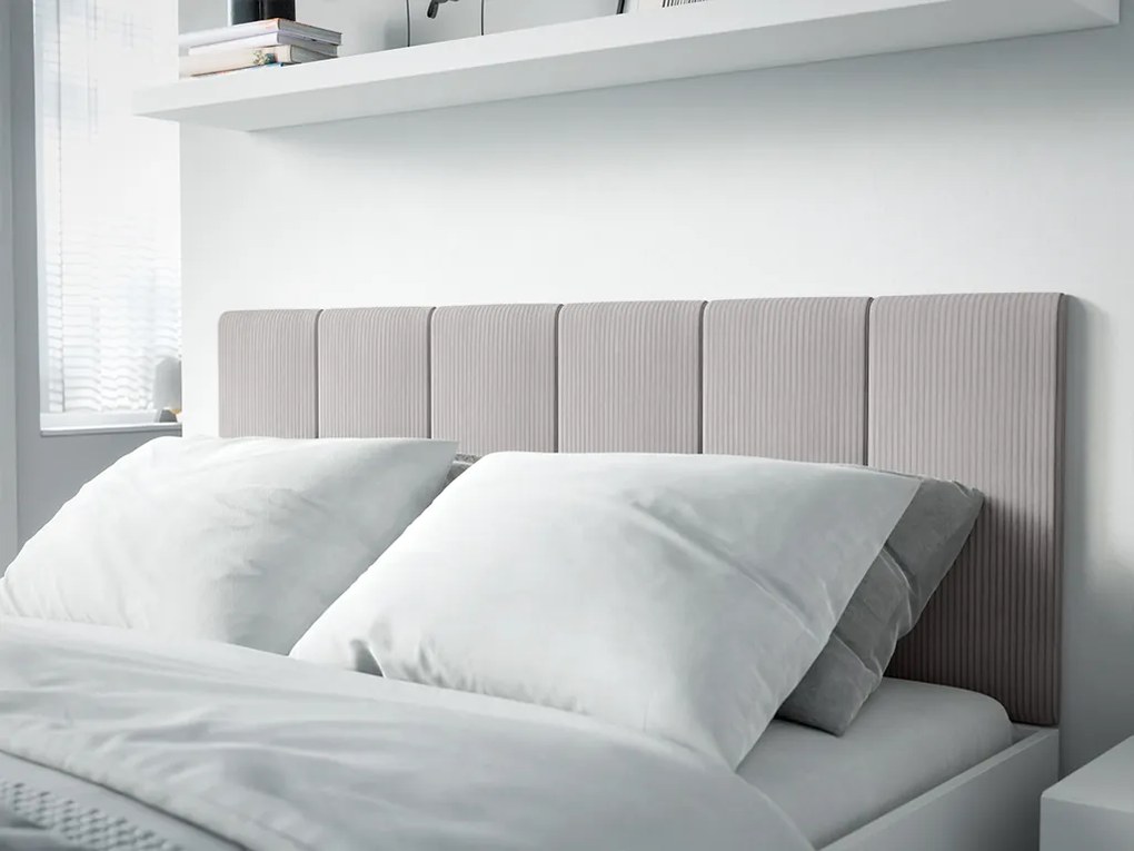 Tapicerowany panel ścienny FRAME LINCOLN 30x60 cm Kolor: Brązowy