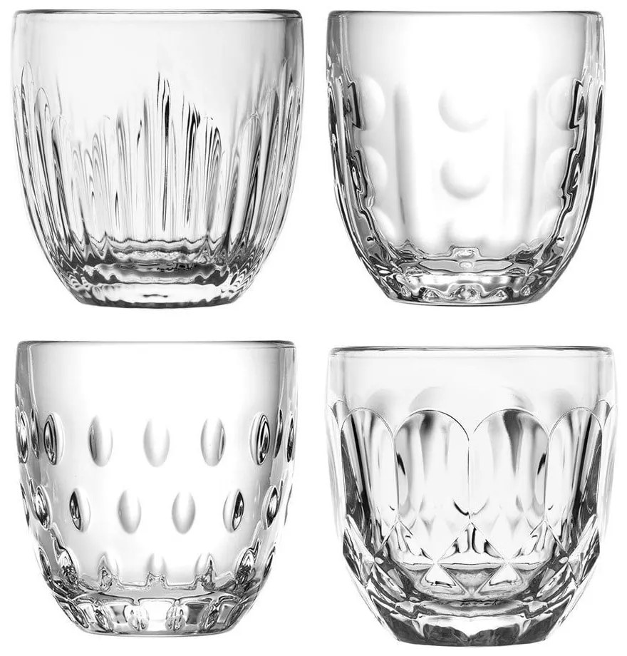 Szklanki zestaw 4 szt. 220 ml Troquet – La Rochére