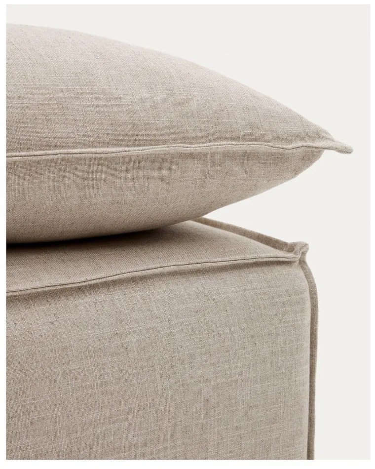 Beżowy pokrowiec 80 cm Anarela – Kave Home
