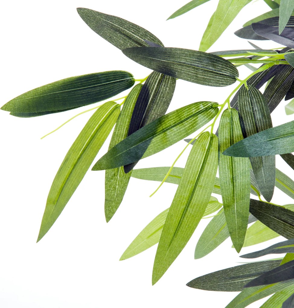 Outsunny Sztuczne Drzewo Bambusowe Zielony Czarny Sztuczna Roślina Dekoracyjna 20cm x 20cm x 180cm | Aosom PL