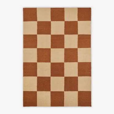 Prostokątny Dywan Z Wełny I Bawełny Bamako 230x160 Cm - Sklum