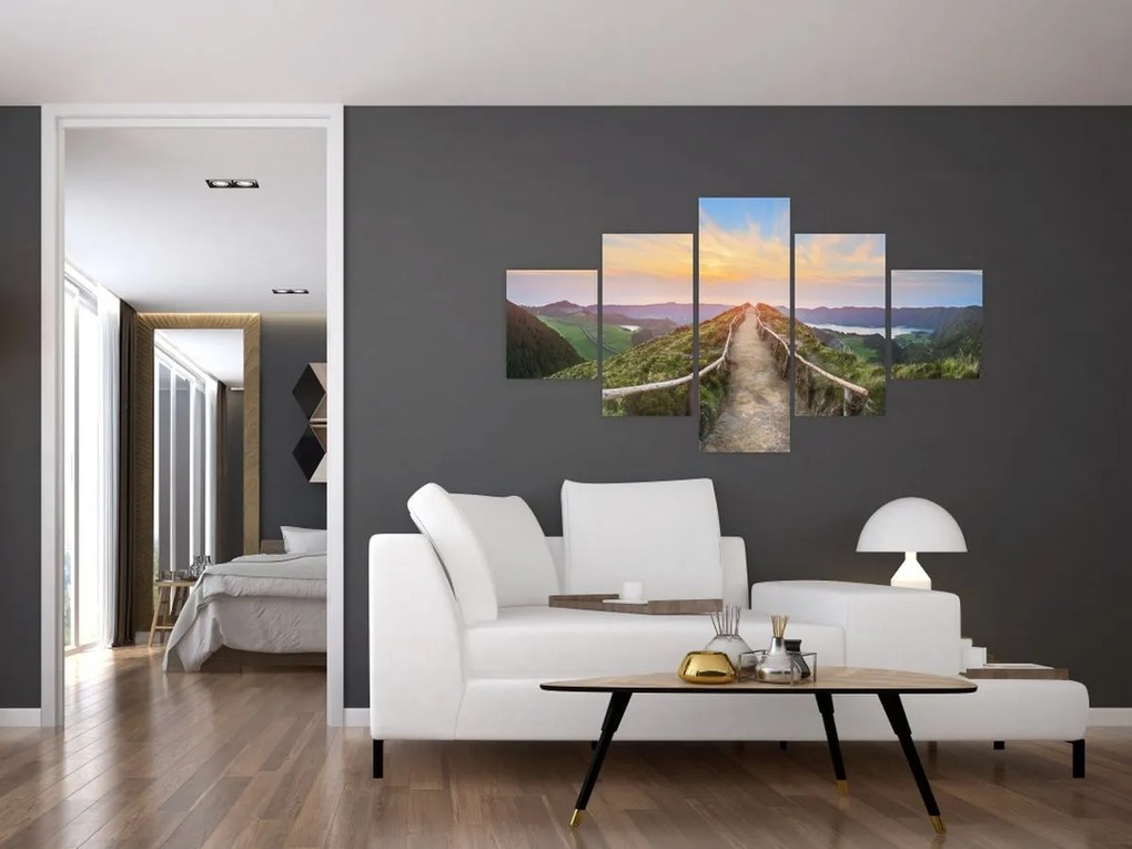 Obraz - Górska ścieżka (125x70 cm)
