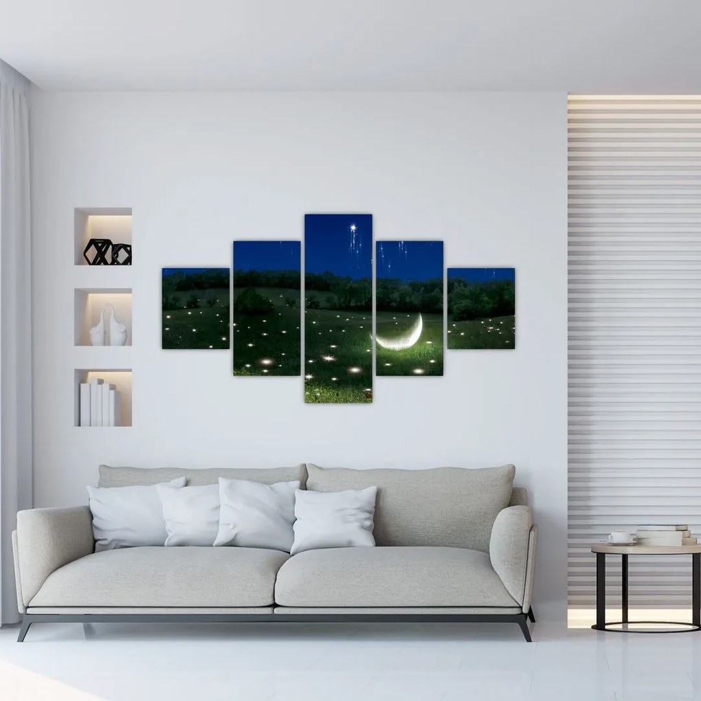 Obraz - Spadające niebo (125x70 cm)