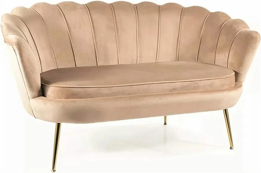 Sofa CAMELLIA 2 VELVET beżowa