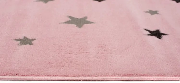 Różowy dywan ze śpiącym słoniem L8-W63