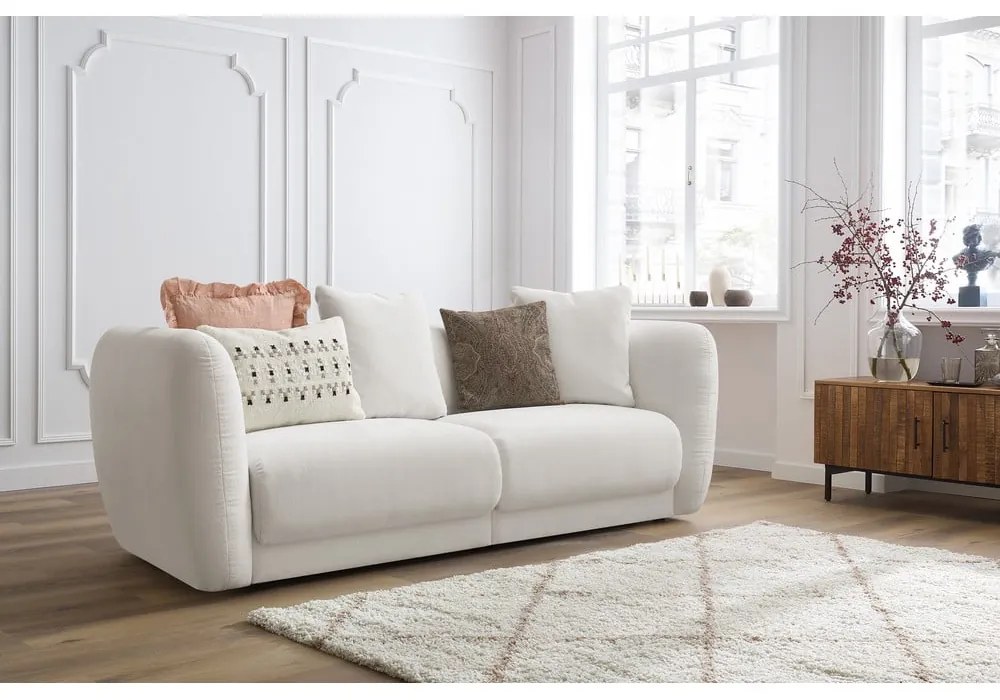 Biała sofa 230 cm Bourbon – Bobochic Paris