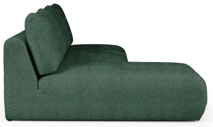 Zielony narożnik z materiału bouclé (lewostronny/z szezlongiem) Mirel – Rodier