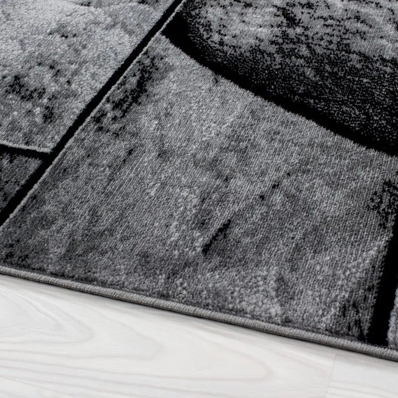 Dywan nowoczesny Parma Granit czarny 160 cm x 230 cm