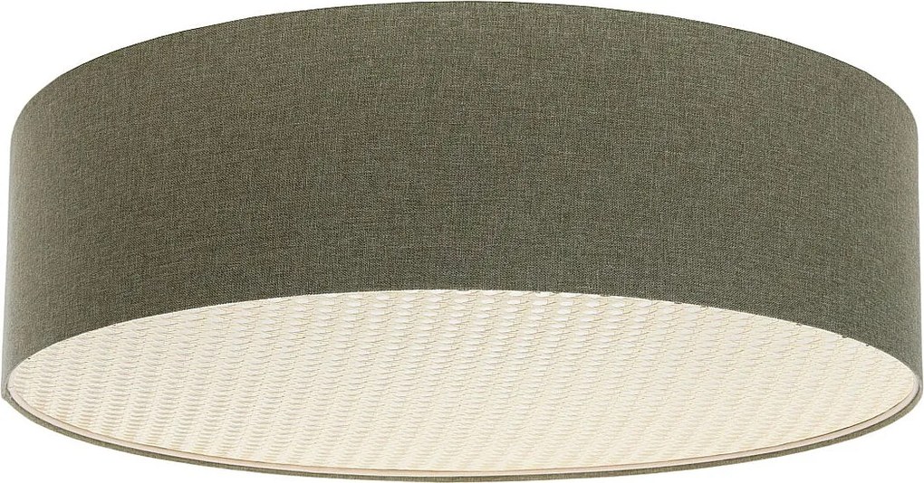 Plafon sufitowy ERUTAN RATTAN 40 zielony