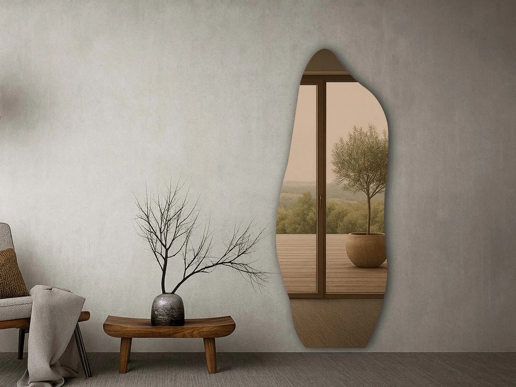 Lustro brązowe Base B27 52×140