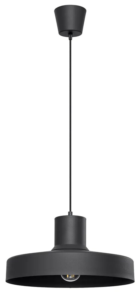 Lampa wisząca BILO czarna SOLLUX  LIGHTING