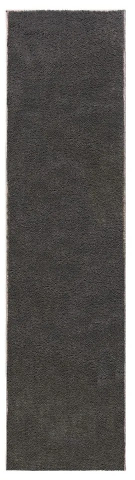 Ciemnoszary chodnik z włókien z recyklingu 60x230 cm Sheen – Flair Rugs