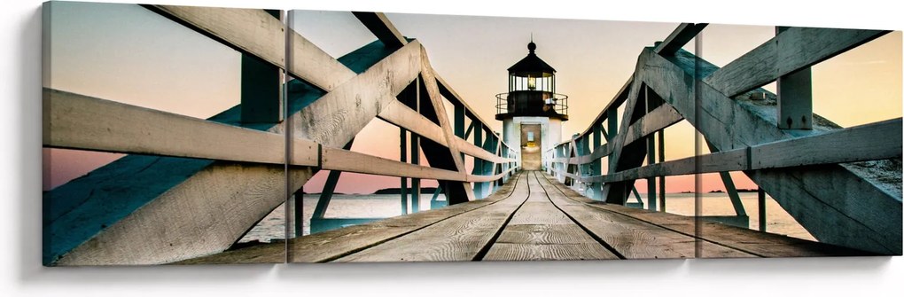 Obraz - Na molo (170x50 cm)