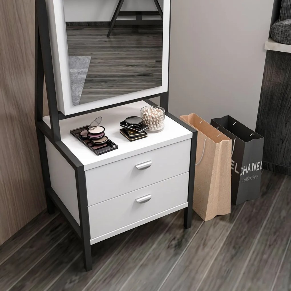 Stolik kosmetyczny Elegante White