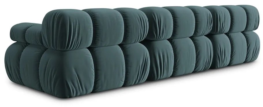 Morska aksamitna sofa 282 cm Bellis – Micadoni Home