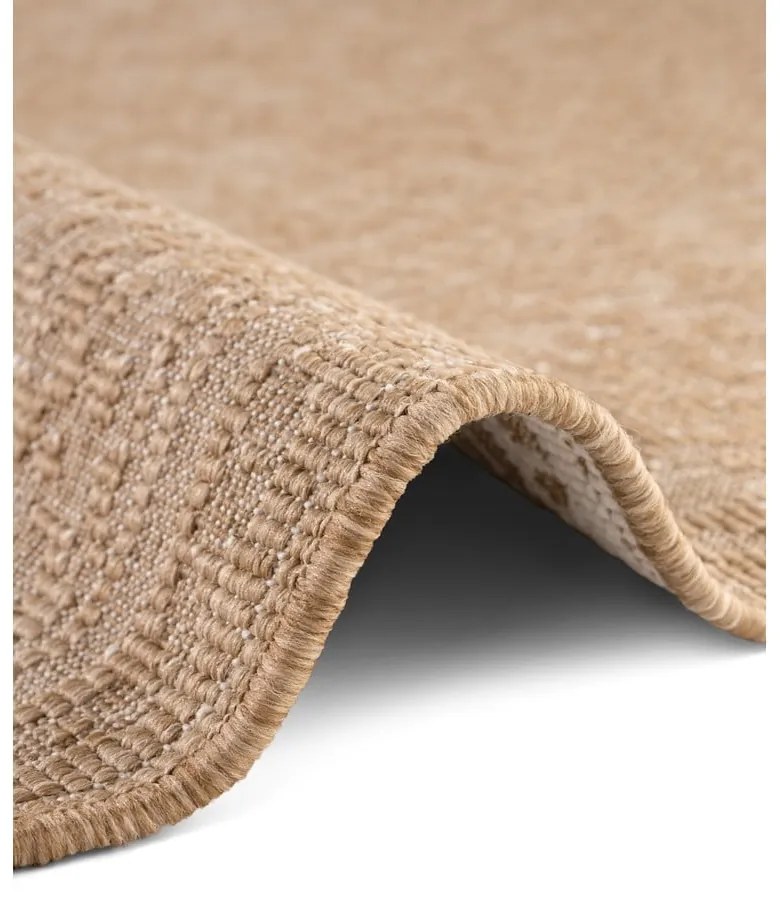 Chodnik odpowiedni na zewnątrz w beżowo-śmietankowym kolorze 80x250 cm Duet Kona – NORTHRUGS