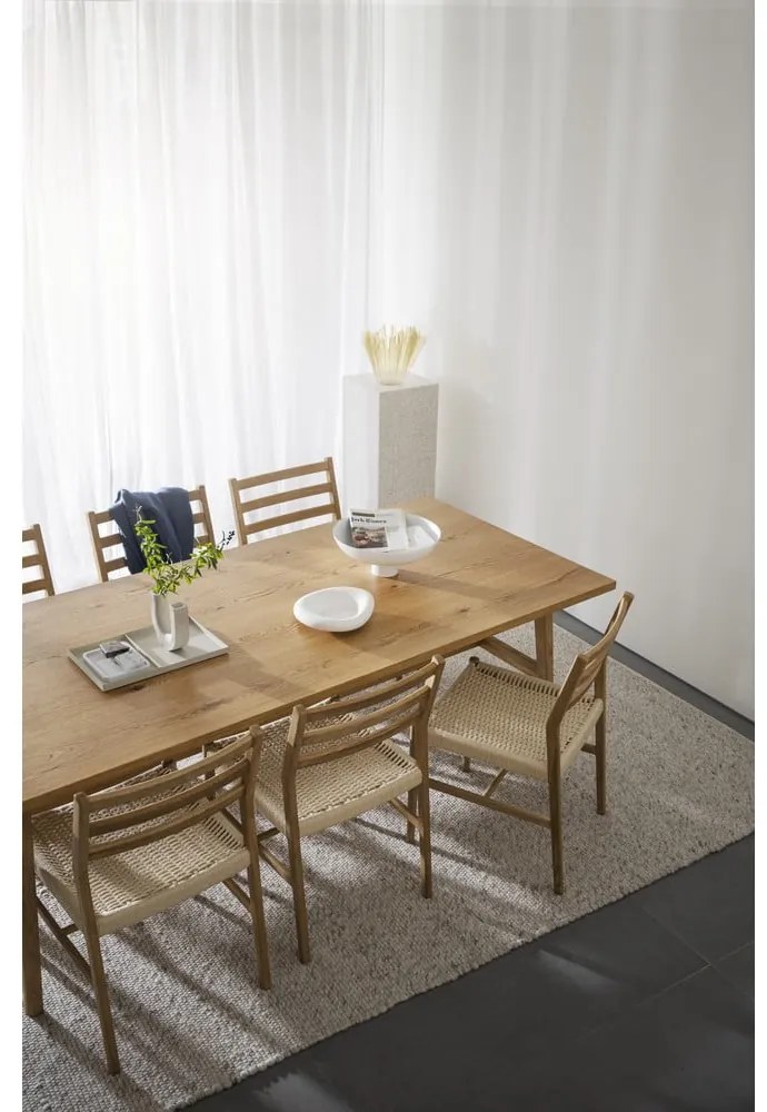 Stół w dekorze dębu 100x220 cm Plainfield – Rowico