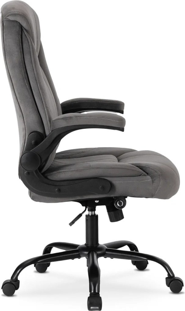 Fotel Biurowy COMFORT Obrotowy Szary Nowoczesny