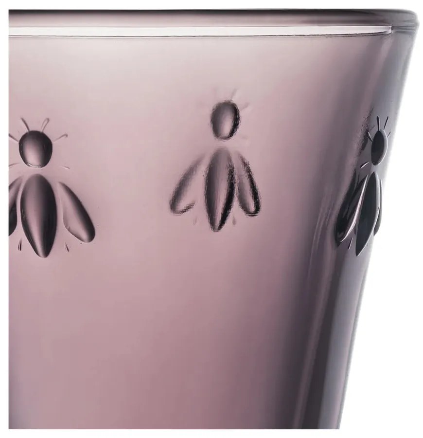Fioletowa szklanka La Rochère Bee, 260 ml