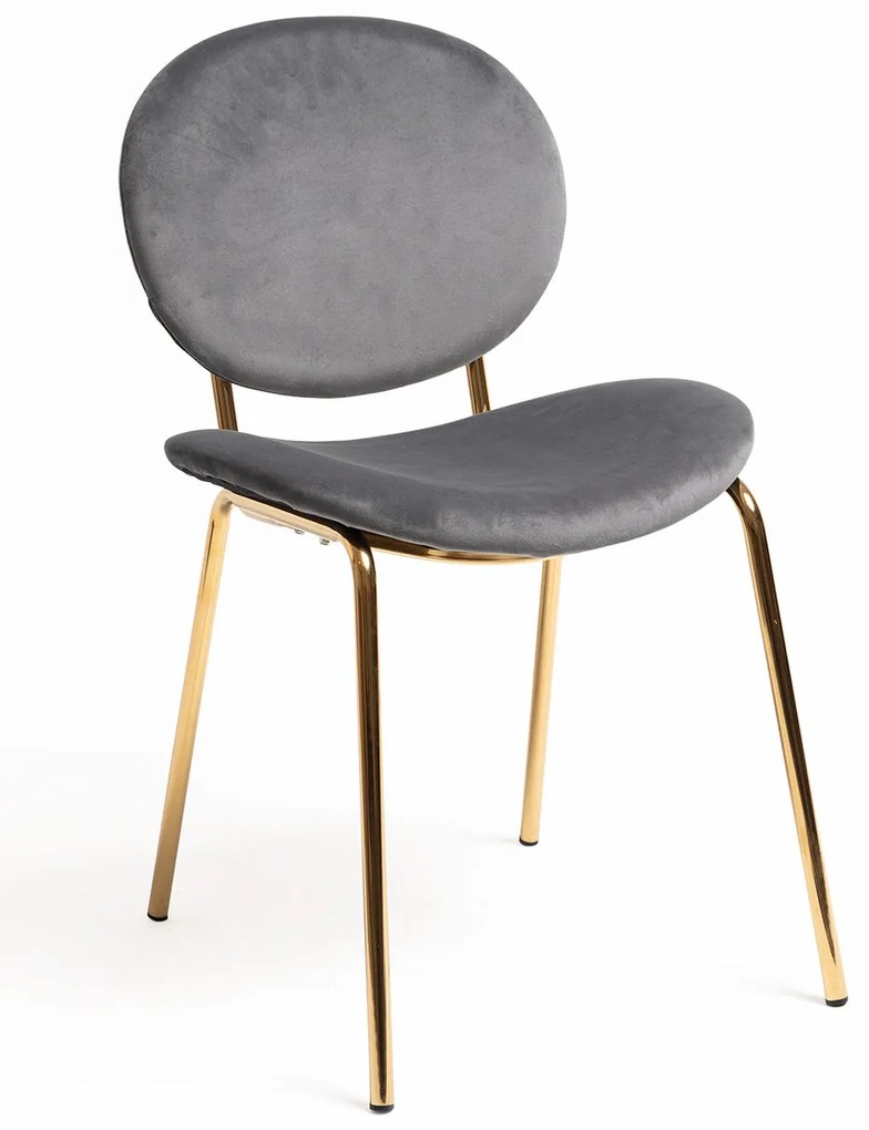 Krzeso Lenor z czarnego aksamitu