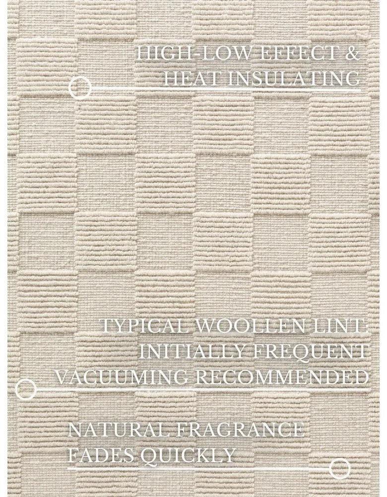 Kremowy wełniany dywan tkany ręcznie 160x230 cm Scala – Villeroy&Boch