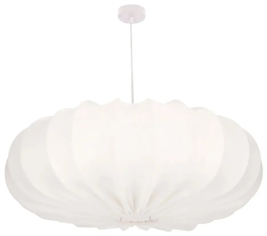 Nowoczesna lampa wisząca z abażurem w kolorze latte W5-E40