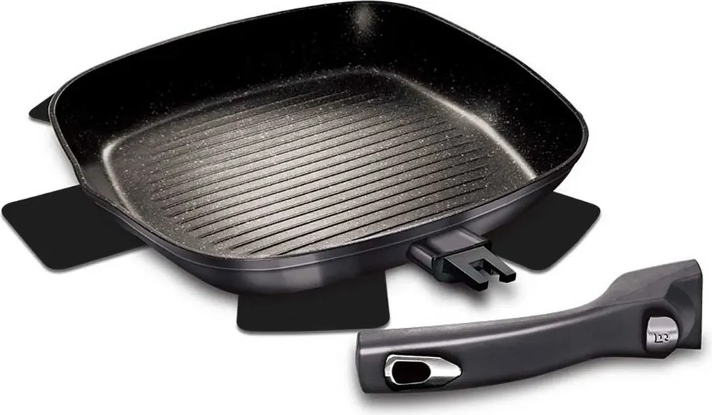 Nowoczesna patelnia grillowa z odpinaną rączką L7-W13