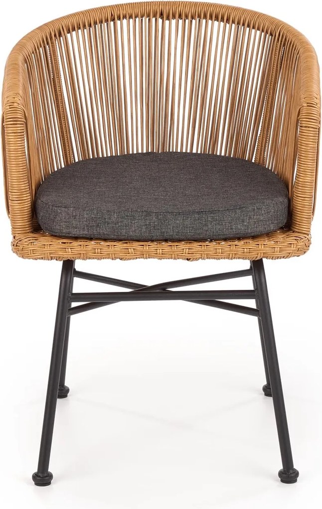 Rattanowe krzesło z podłokietnikami K400