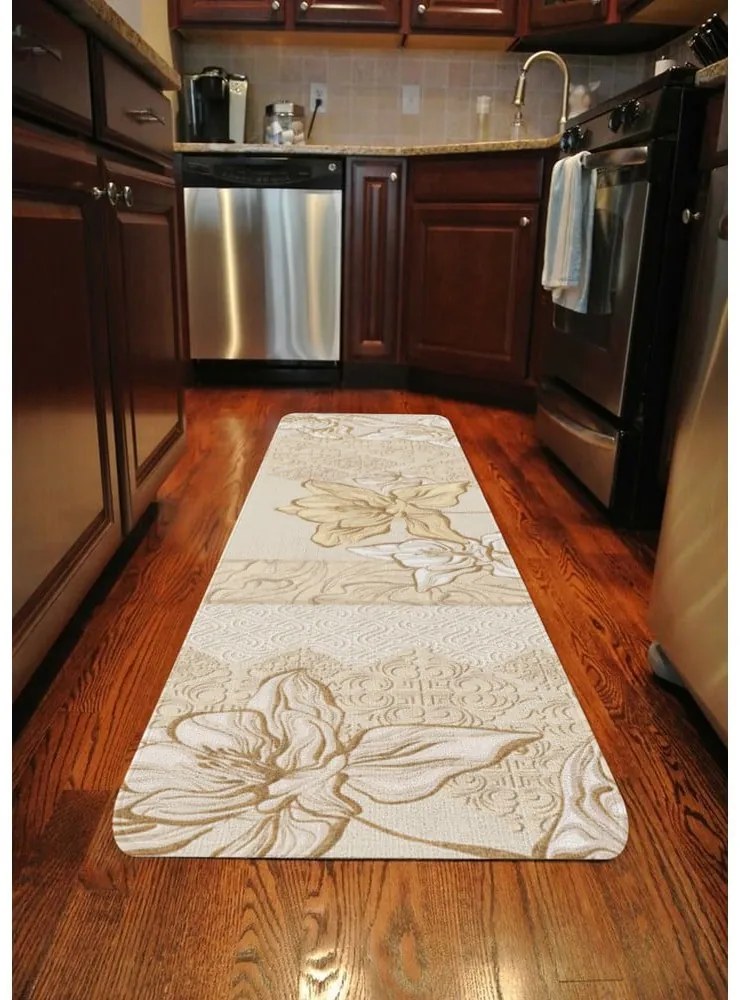 Beżowy chodnik odpowiedni do prania 58x140 cm Sandy – Oyo Concept