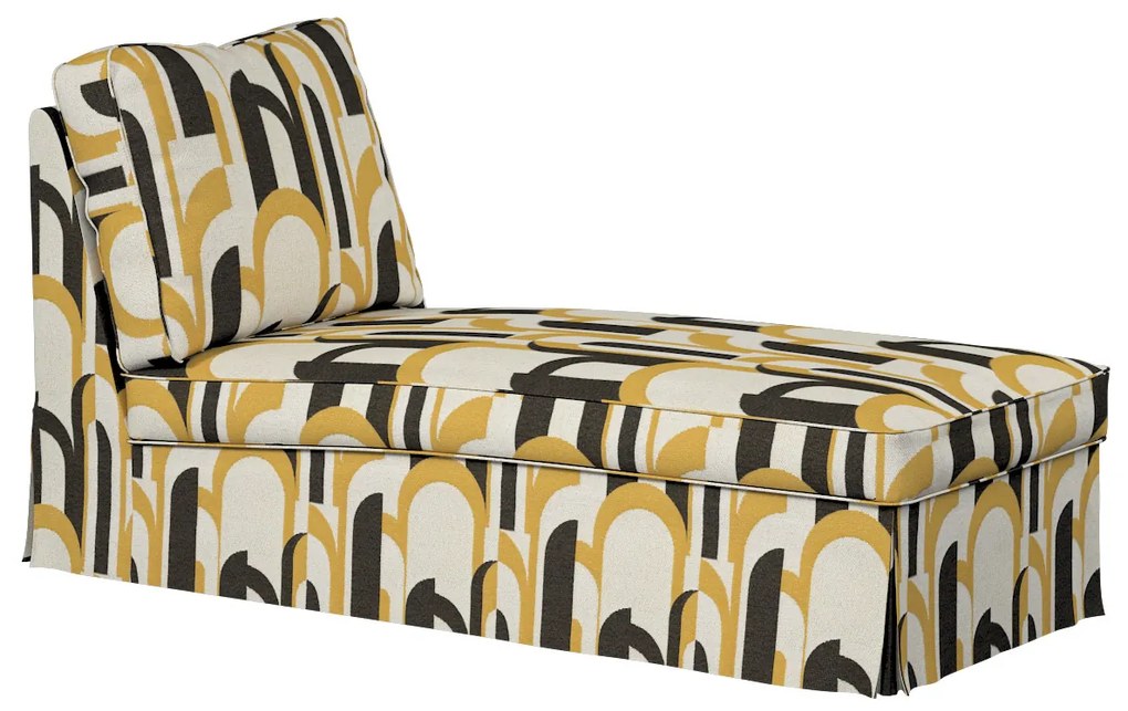 Pokrowiec na szezlong/ leżankę Ektorp wolnostojący prosty tył