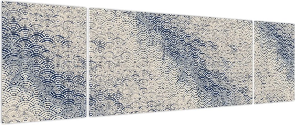 Obraz - Wzór fali (170x50 cm)