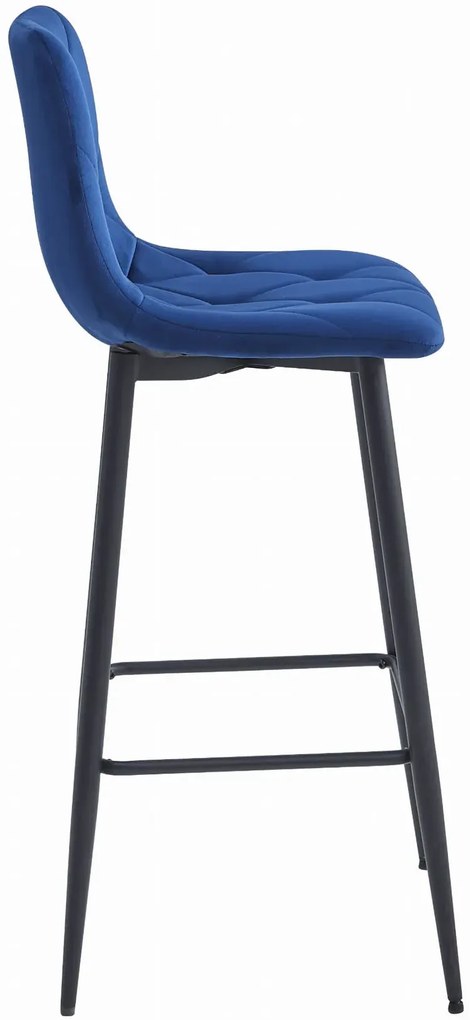 Granatowy nowoczesny hoker pikowany Z8-C14