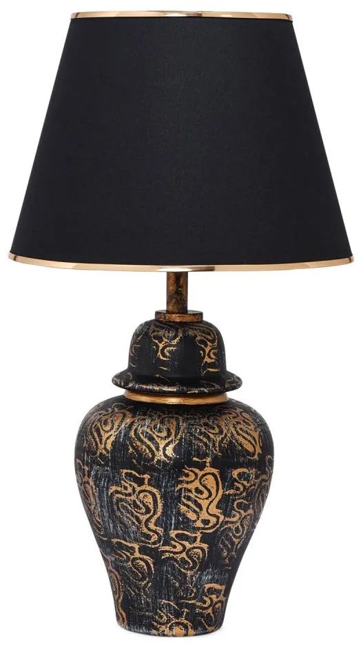 Lampa stołowa 1xE27/40W/230V czarny