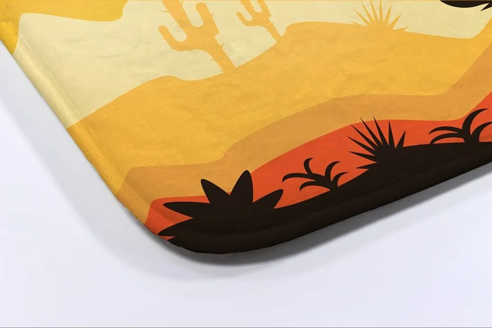 Dywanik antypoślizgowy do łazienki Dywanik antypoślizgowy do łazienki Kaktus Pustynia